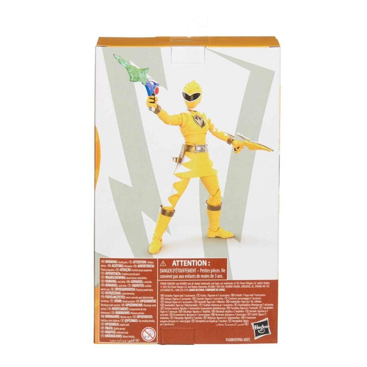 Power Rangers Dino Thunder Yellow Ranger Figure