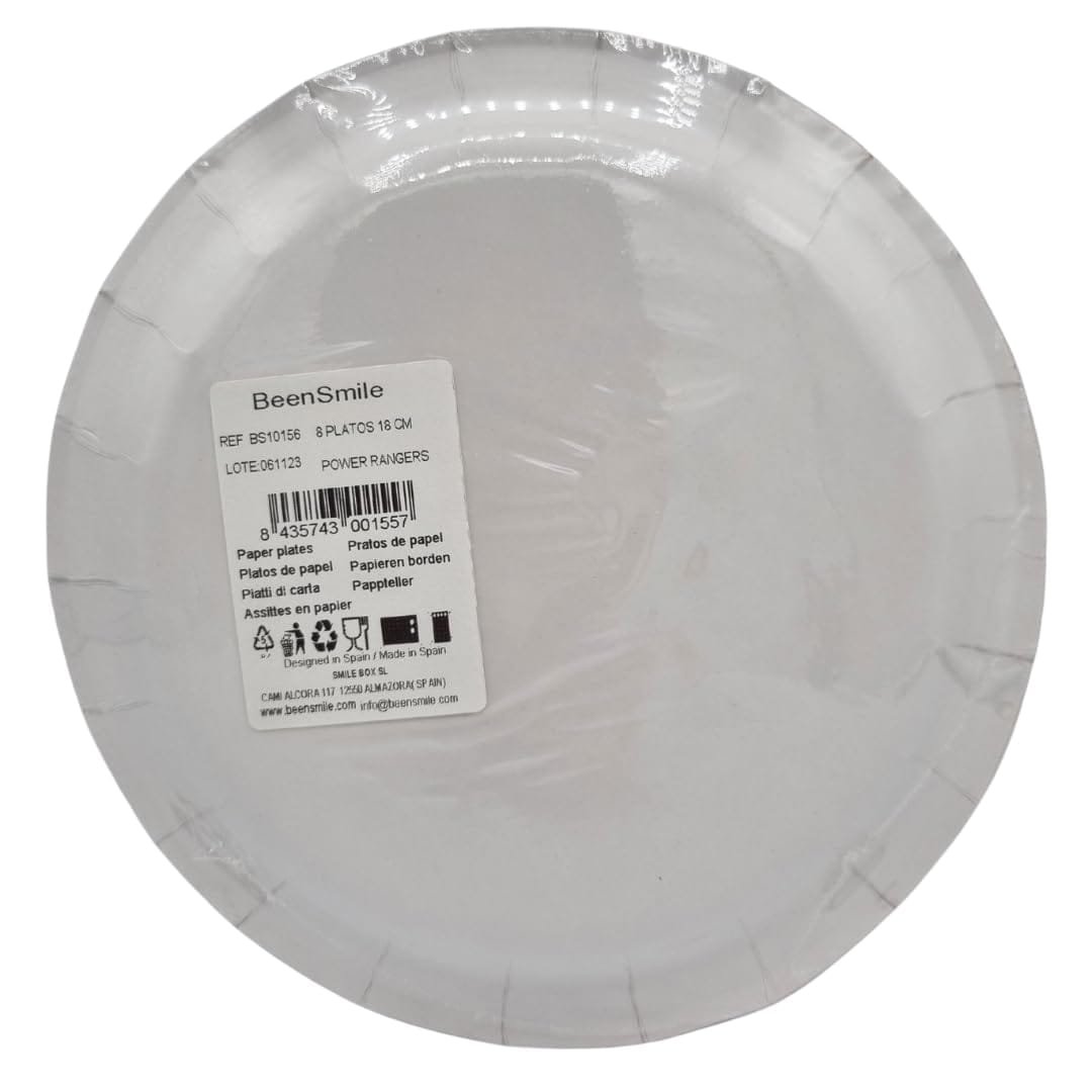 Power Rangers Disposable Plates for Kids’ Party