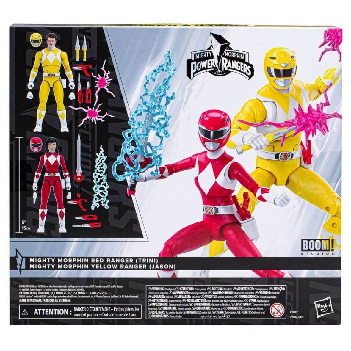 Power Rangers Lightning Collection Yellow & Red Rangers 2-Pack