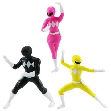 Power Rangers Mini Figures Set of 3
