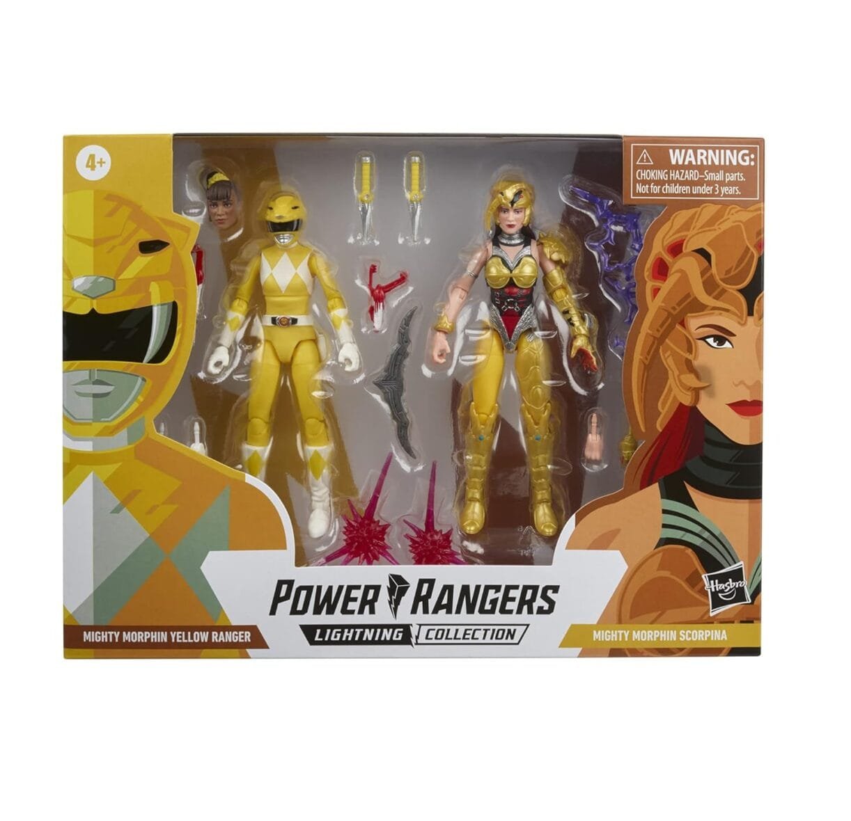 Power Rangers Yellow Ranger Vs. Scorpina Pack