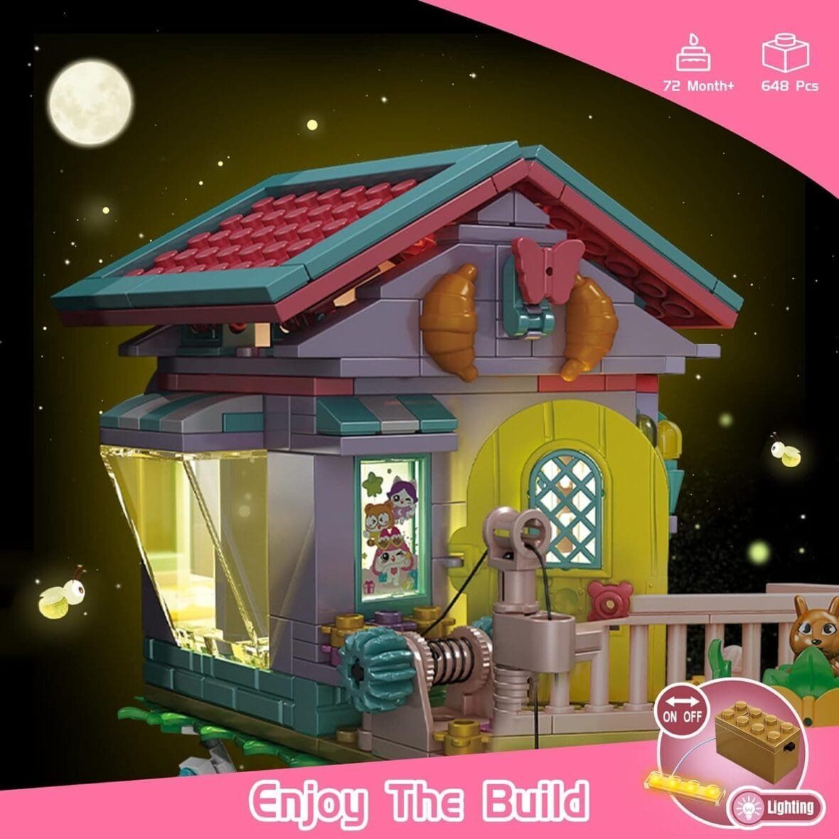 QLT QIAOLETONG Tree House Lego Compatible Toy