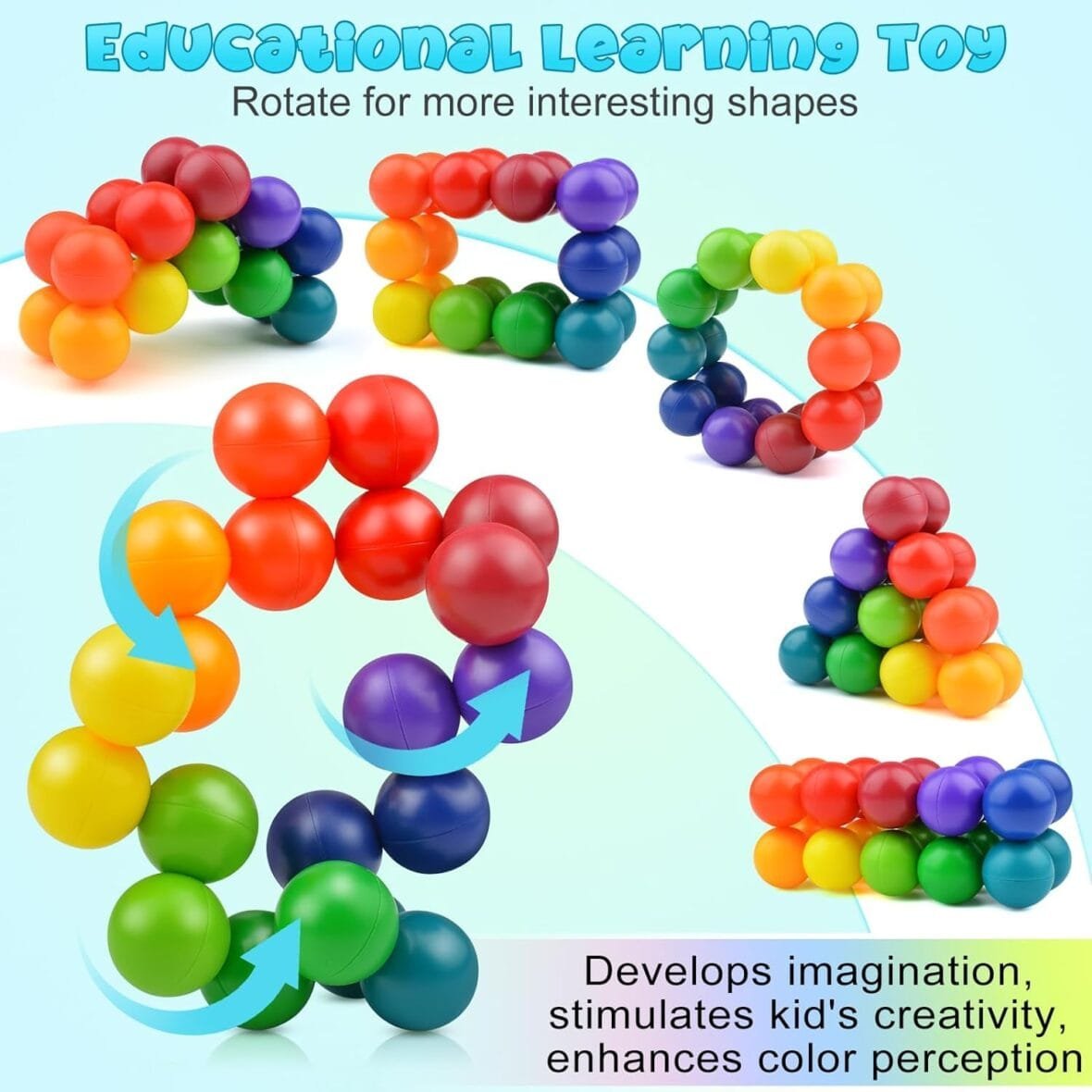 Rainbow Sensory Fidget Toys for Kids