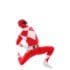 Red Power Ranger Morphsuit Costume - XL