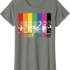Retro Power Rangers Rainbow T-Shirt