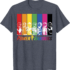 Retro Power Rangers Rainbow T-Shirt