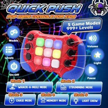 Spider Push Pop Sensory Fidget Toys