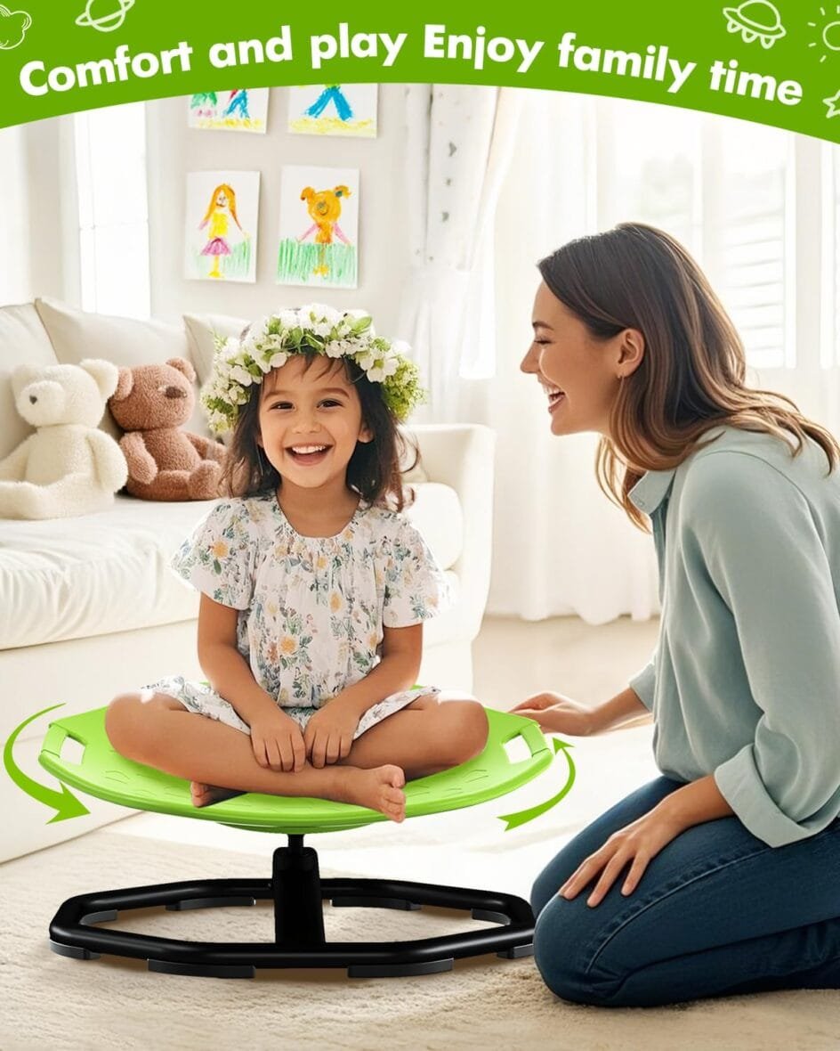 Spinning Chair for Autistic Kids with Handles
