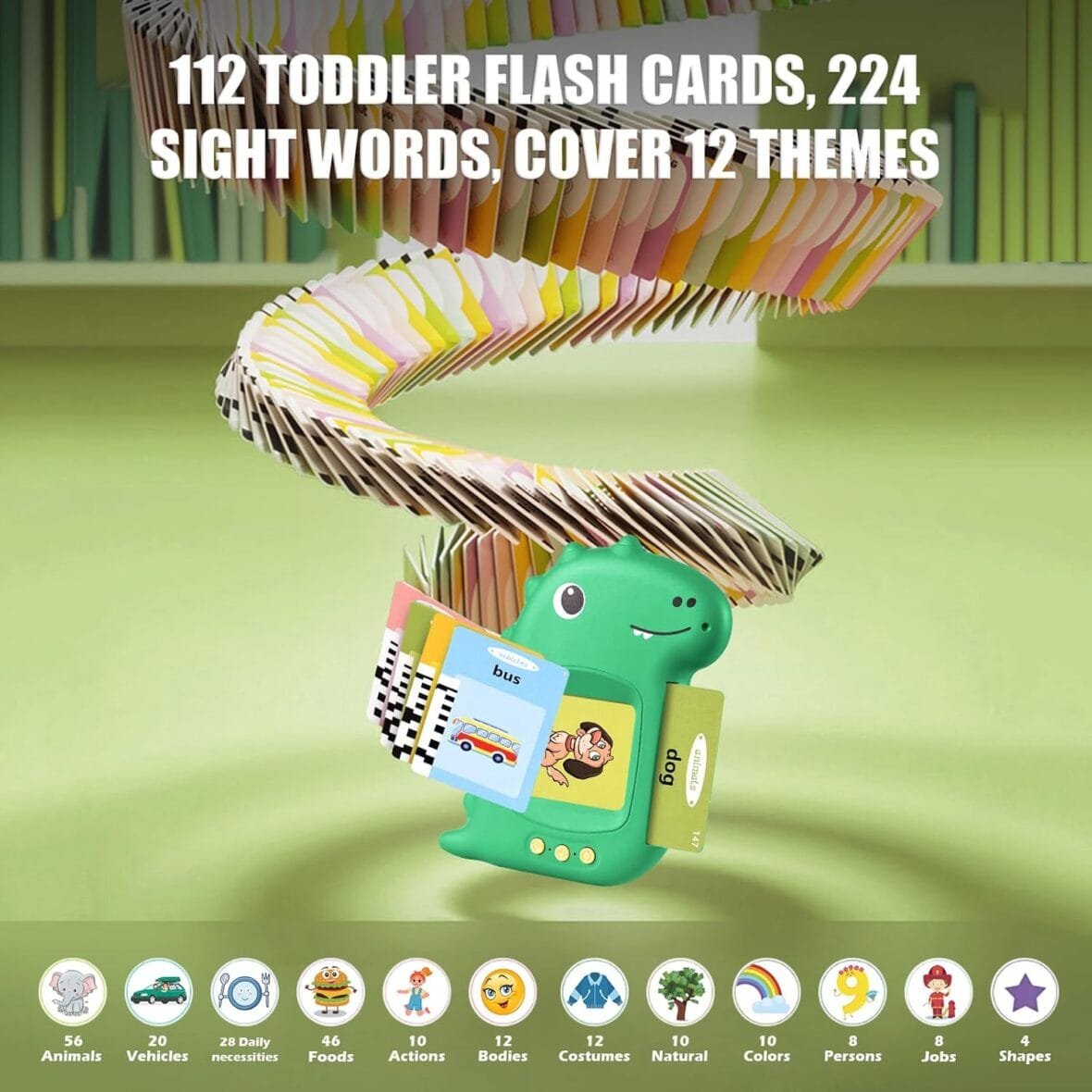 Talking Flash Cards for Toddler Learning