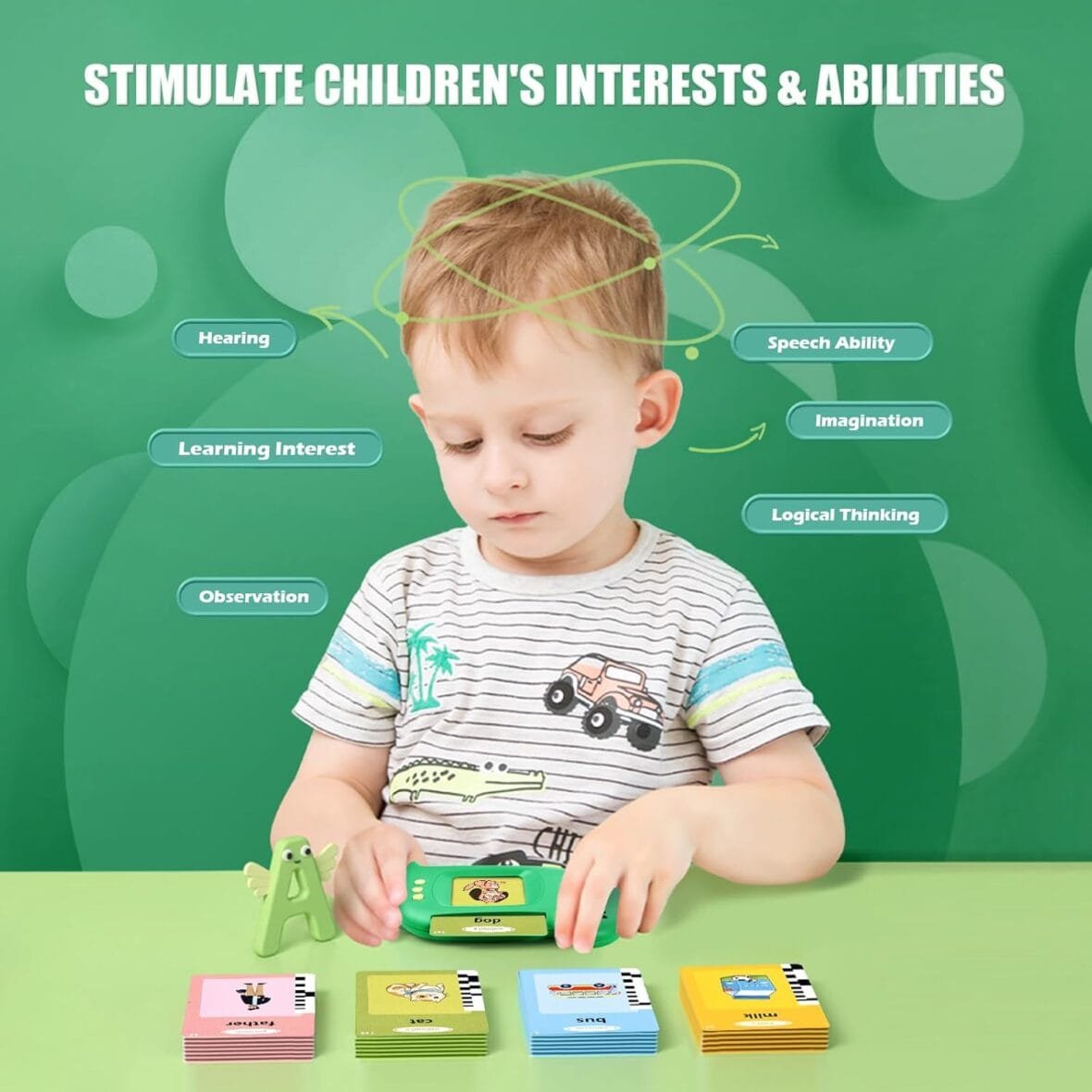 Talking Flash Cards for Toddler Learning