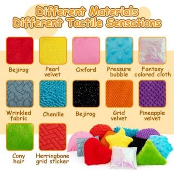 Texture Sensory Bean Bags for Autism