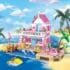 TOY PLAYER Pink Beach Villa Building Blocks