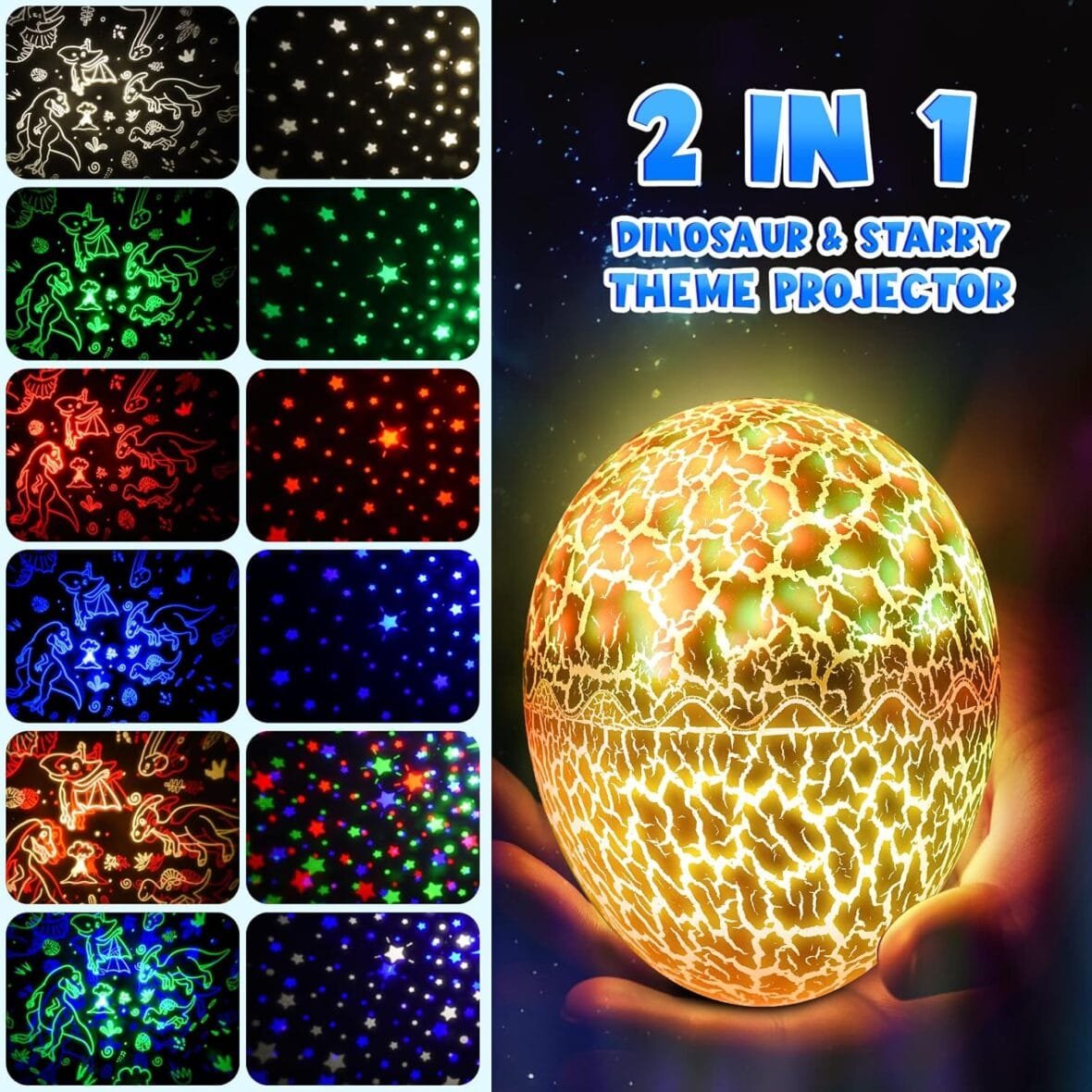 Tragik Dinosaur Sensory Night Light Toys