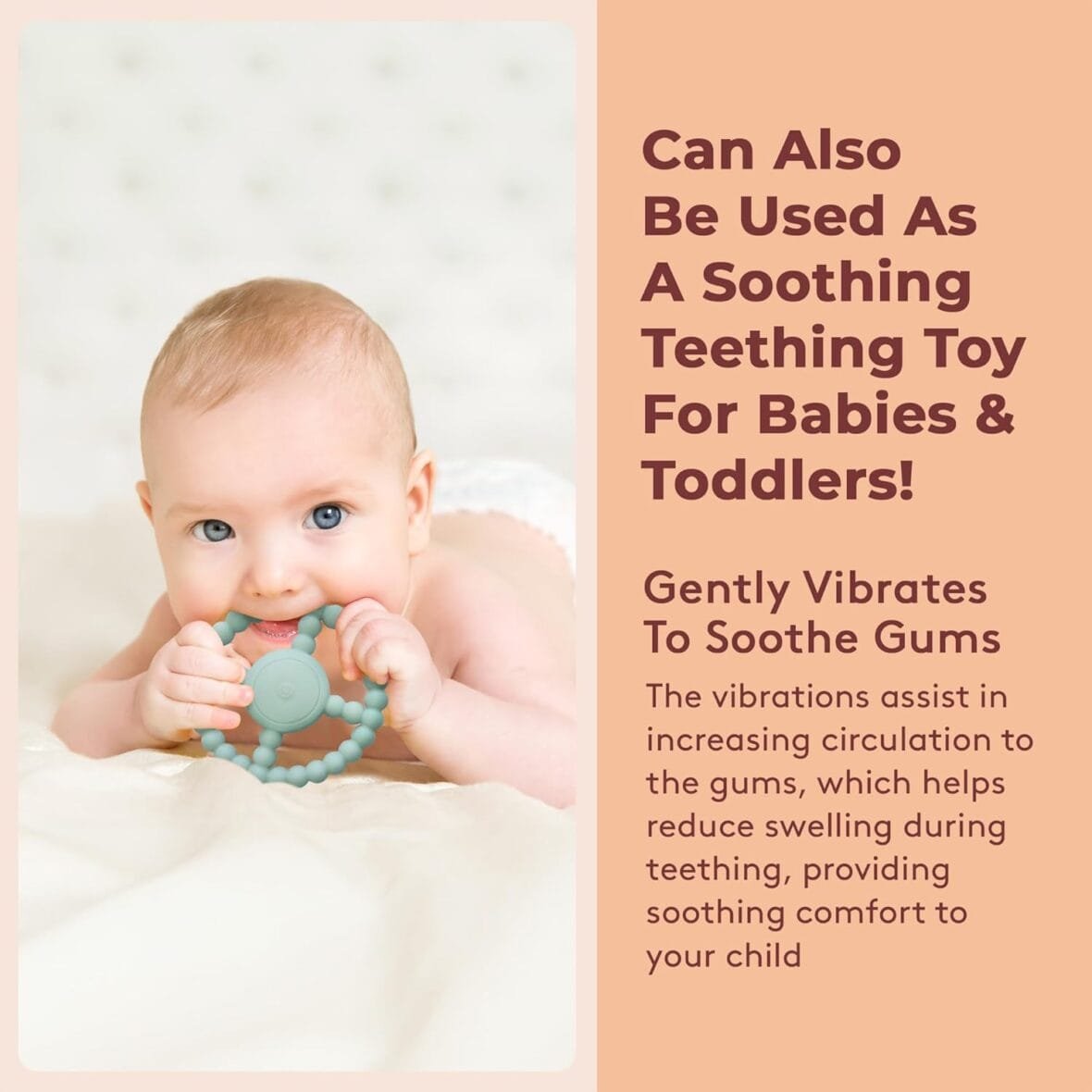 Vibrating Chew Toy for Autism & Teething