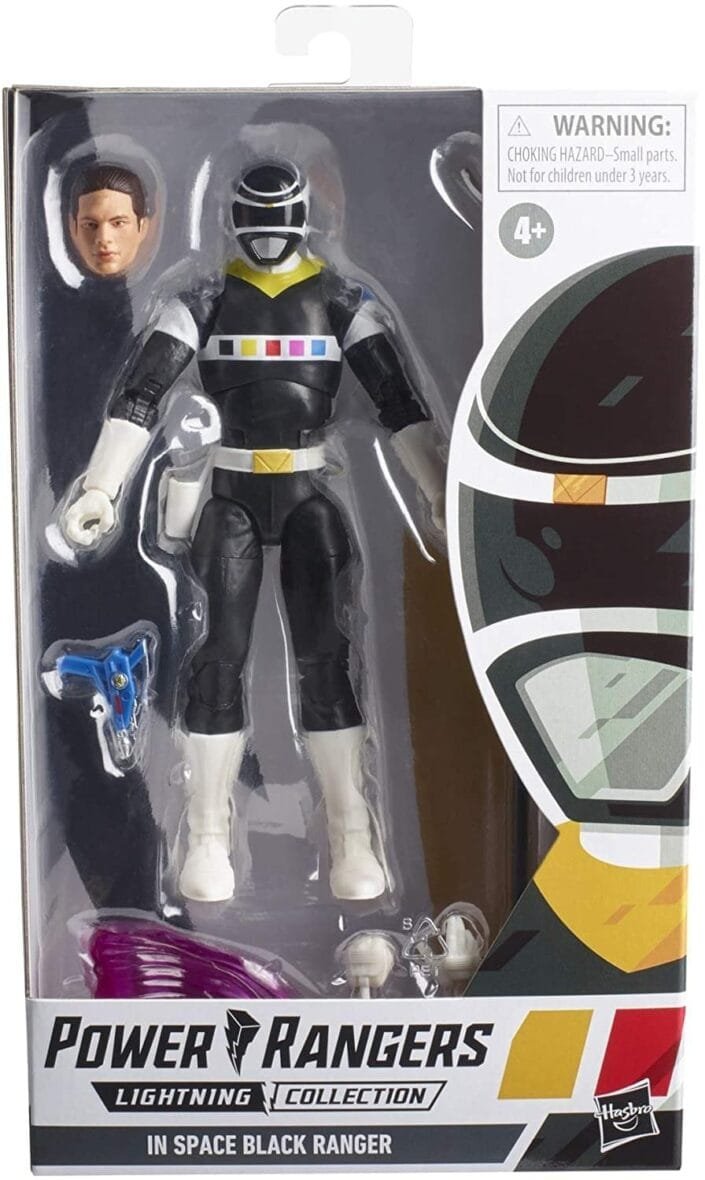 Power Rangers In Space Black Ranger Figure