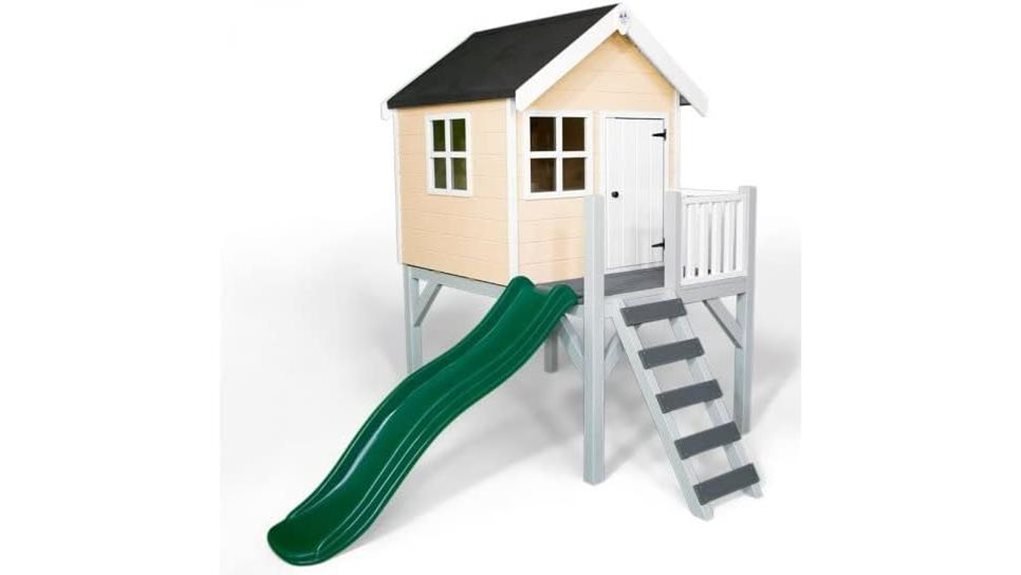 mellow yellow playhouse outdoor