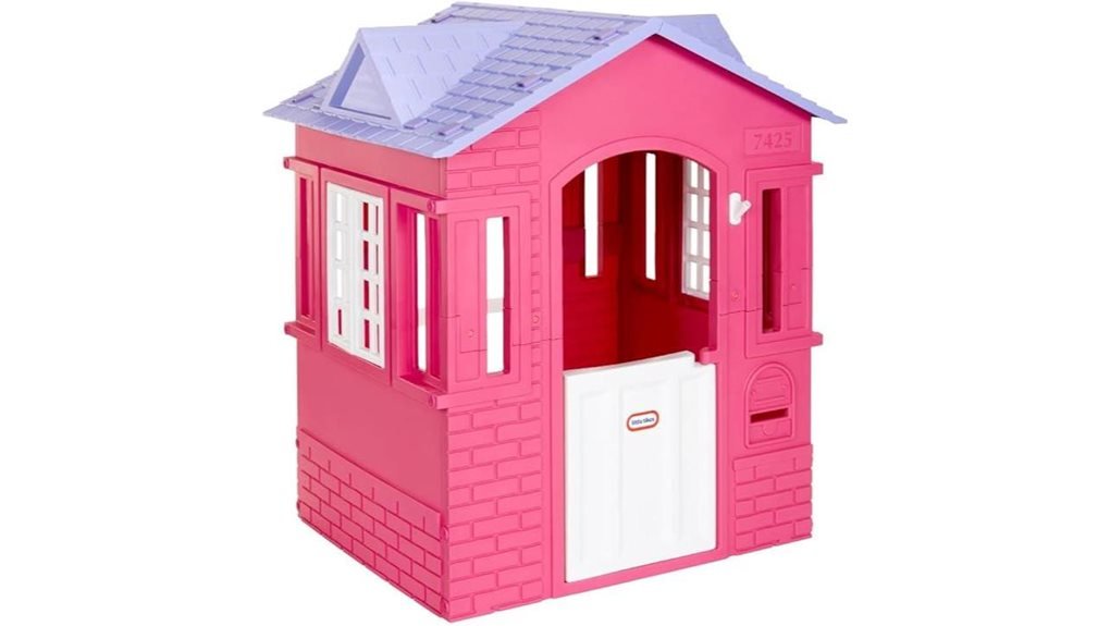 princess themed outdoor playhouse
