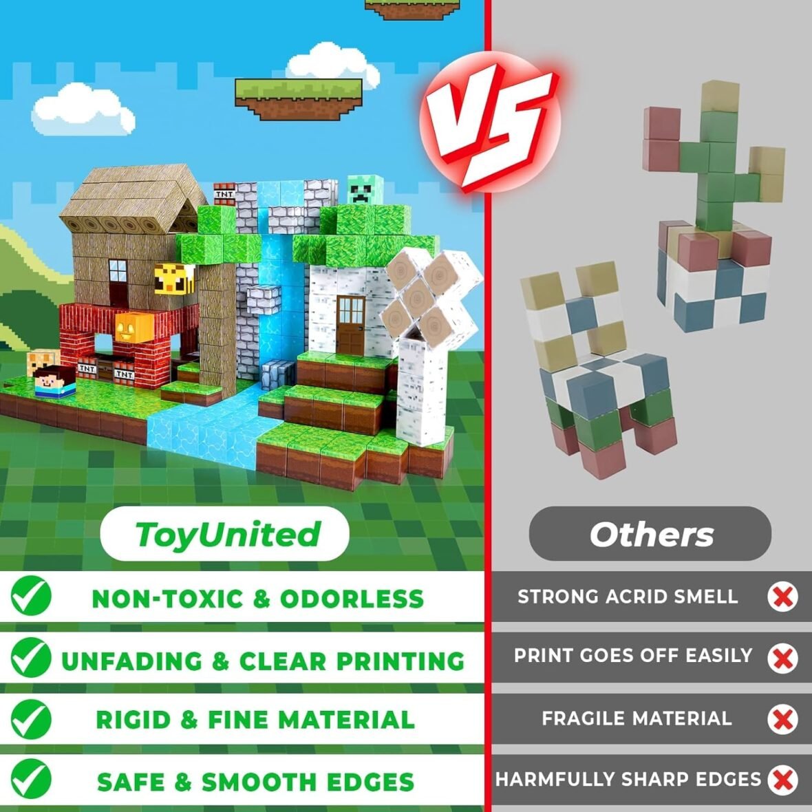 100PCS Magnetic Building Blocks for Kids