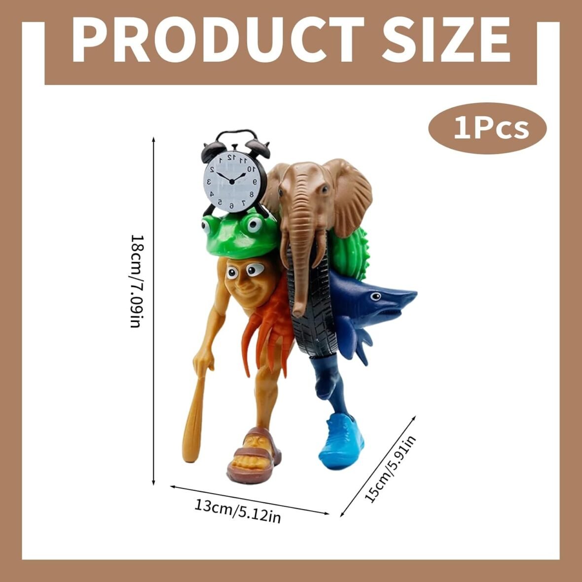 18cm Italian Brainrot Collectible Figures