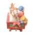 1996 Cherished Teddies Toy Car Figurine