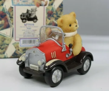 1999 Cherished Teddies Roger in Car Figurine