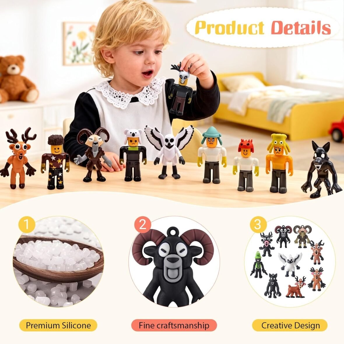 24PCS Forest Action Figures Toy Set