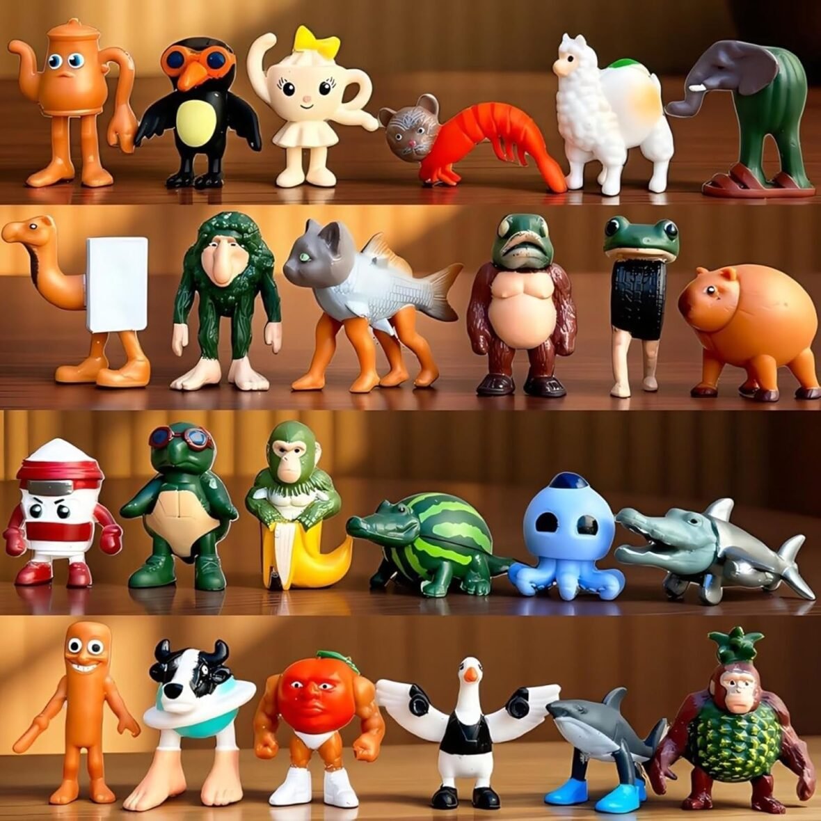 24PCS Italian Brainrot Action Figures Set