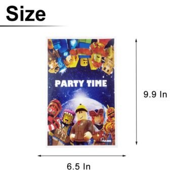 50 Pcs Roblox Birthday Party Bags