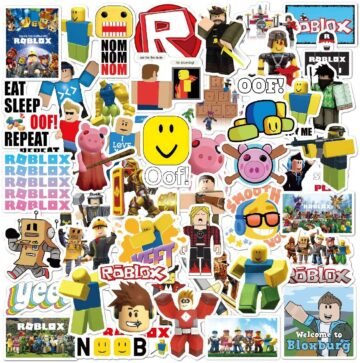 50pcs Waterproof Roblox Stickers and Decals