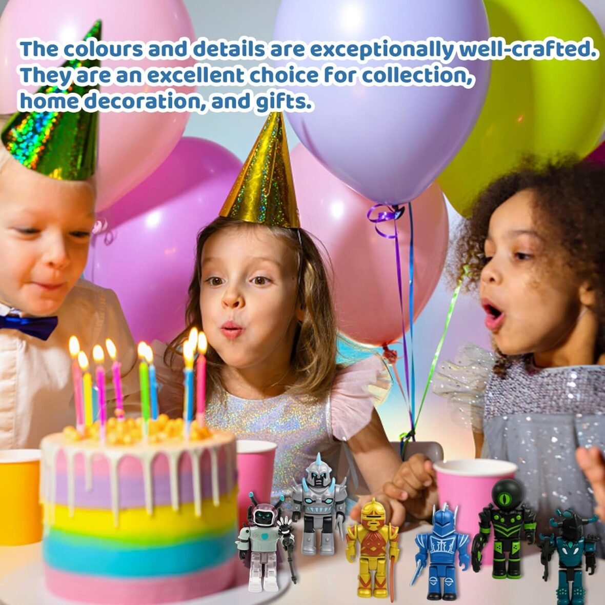 6PCS Roblox Building Block Figures Set