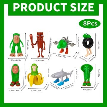 8PCS Italian Brainrot Action Figures Set