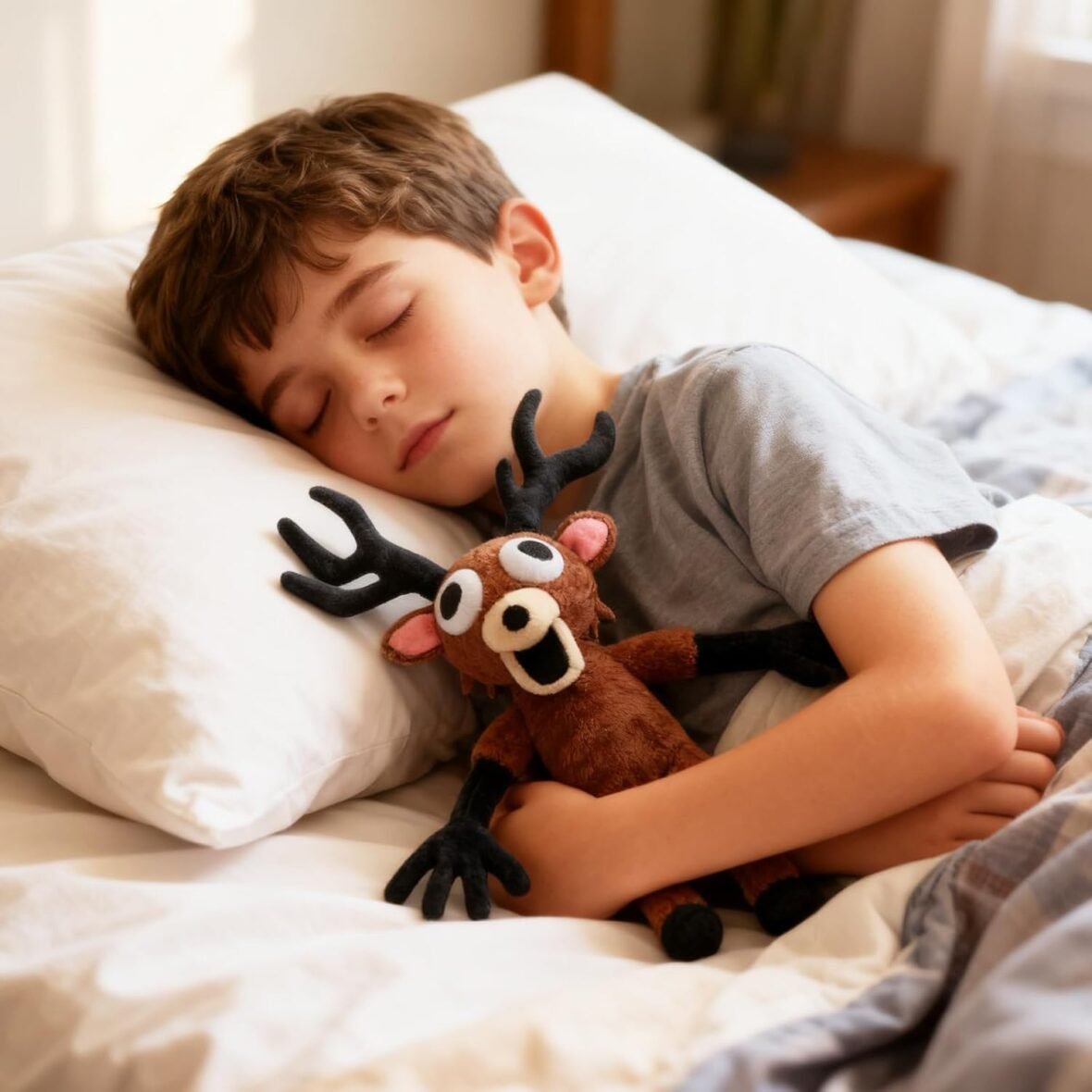 99 Nights Forest Deer Plush Toy – 14.8 Inch