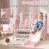 AIYAPLAY 4-in-1 Toddler Slide and Swing