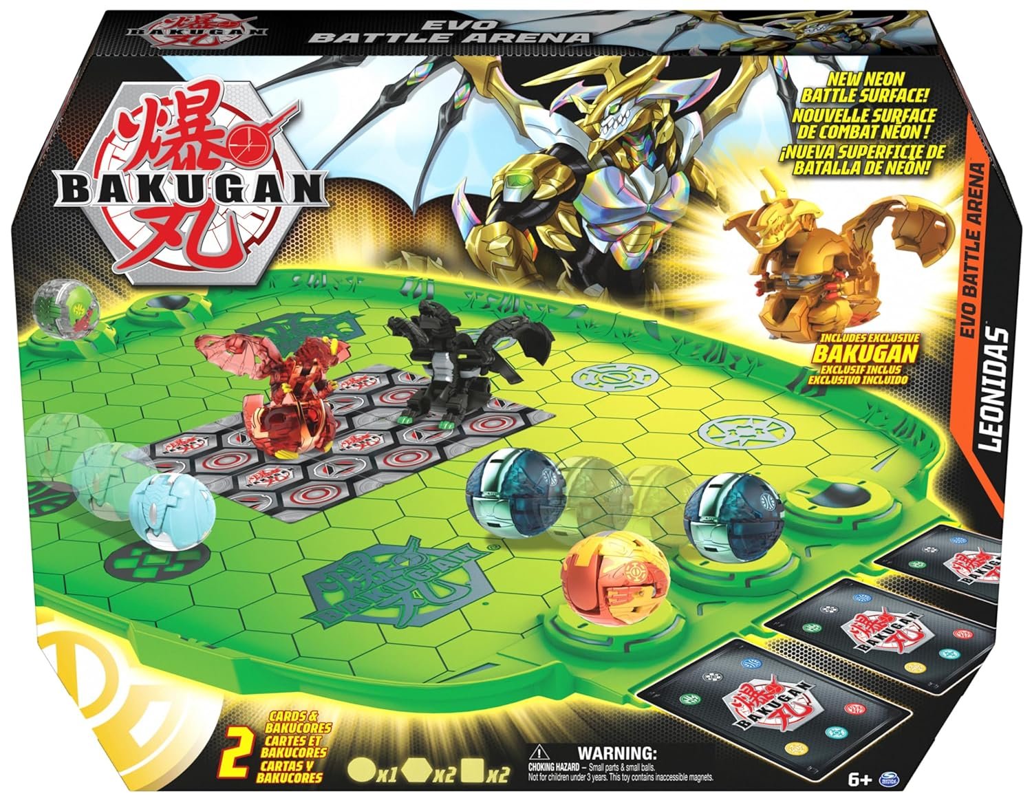 Bakugan Evo Battle Arena with Leonidas