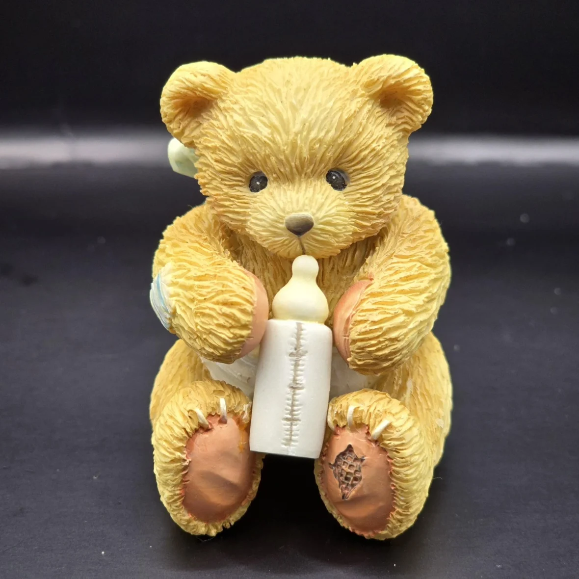 Billy Baby Bear Figurine with Bottle