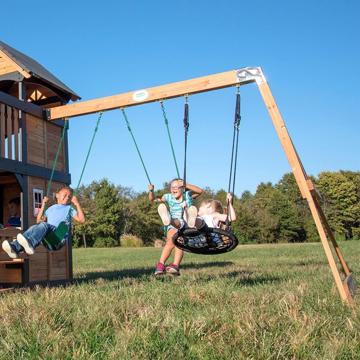 Canyon Creek Cedar Wood Swing Set