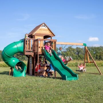 Cedar Cove Cedar Wood Swing Set