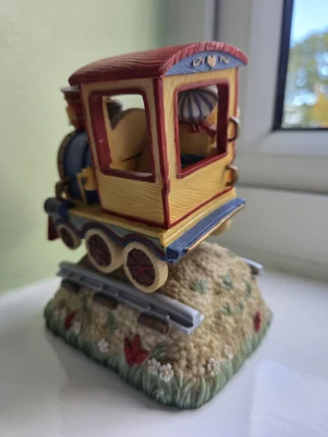 Cherished Teddies Boy Train Car Musical