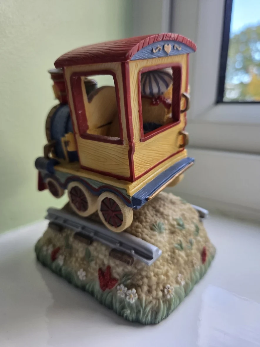 Cherished Teddies Boy Train Car Musical