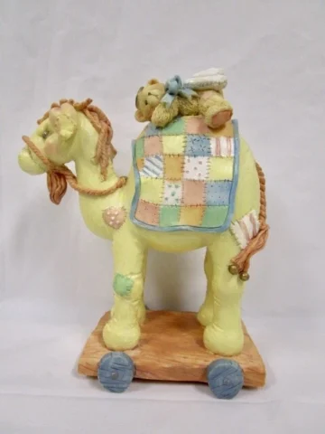 Cherished Teddies Camel Pull Toy Figurine