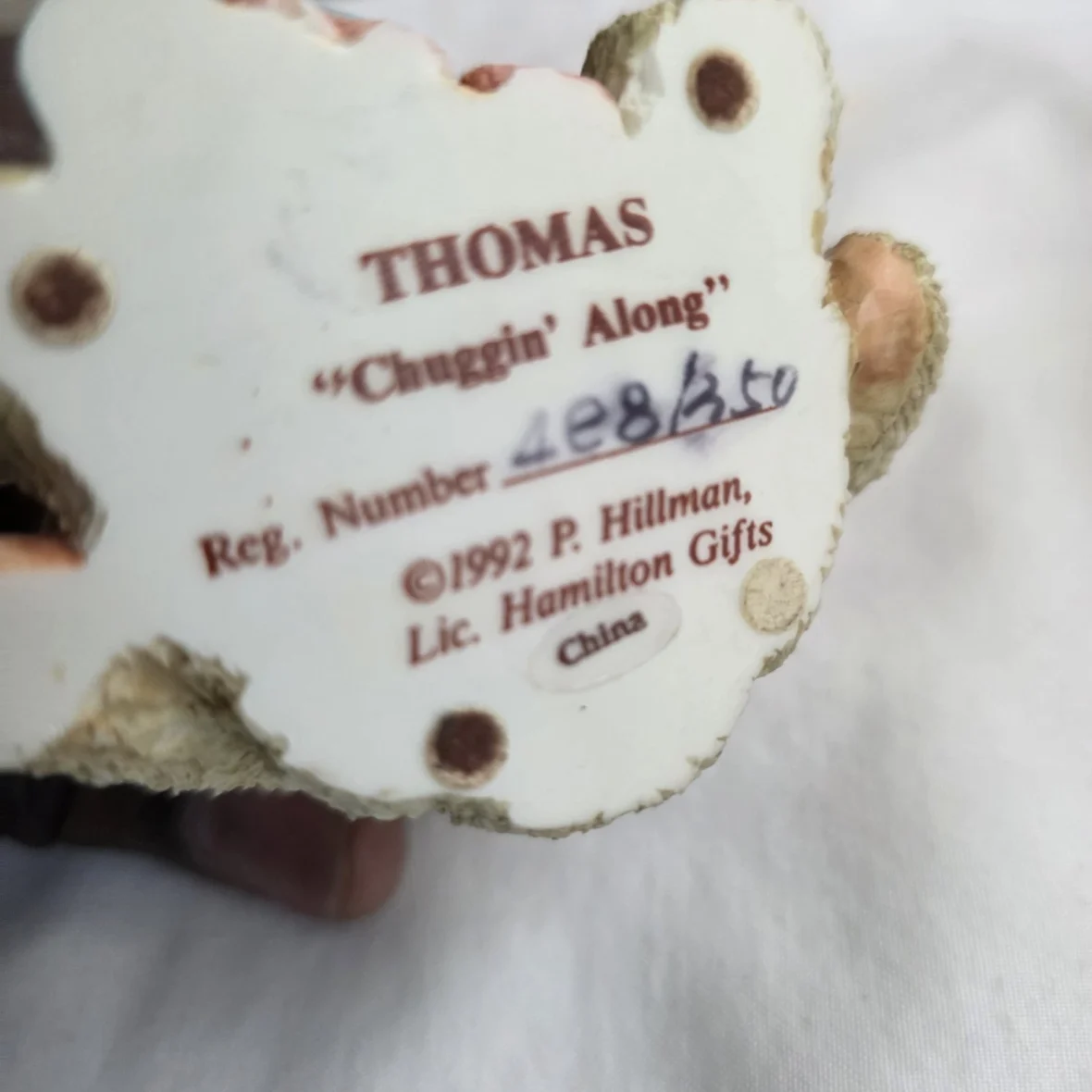 Cherished Teddies Chuggin’ Along Bear