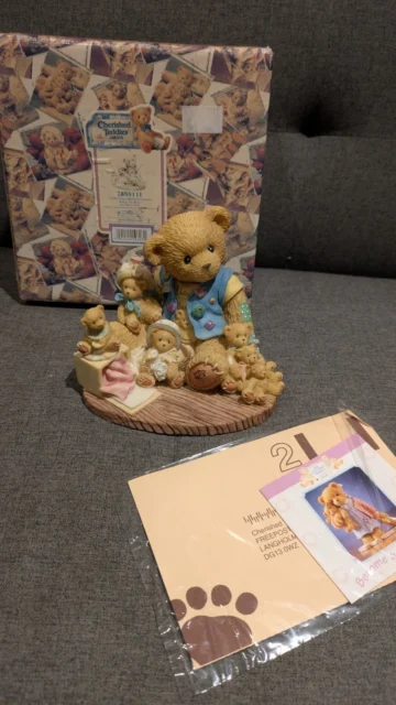 Cherished Teddies Collecting Friends Figurine