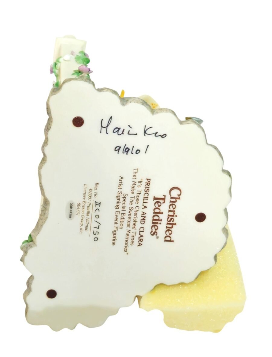 Cherished Teddies Priscilla and Clara 2001