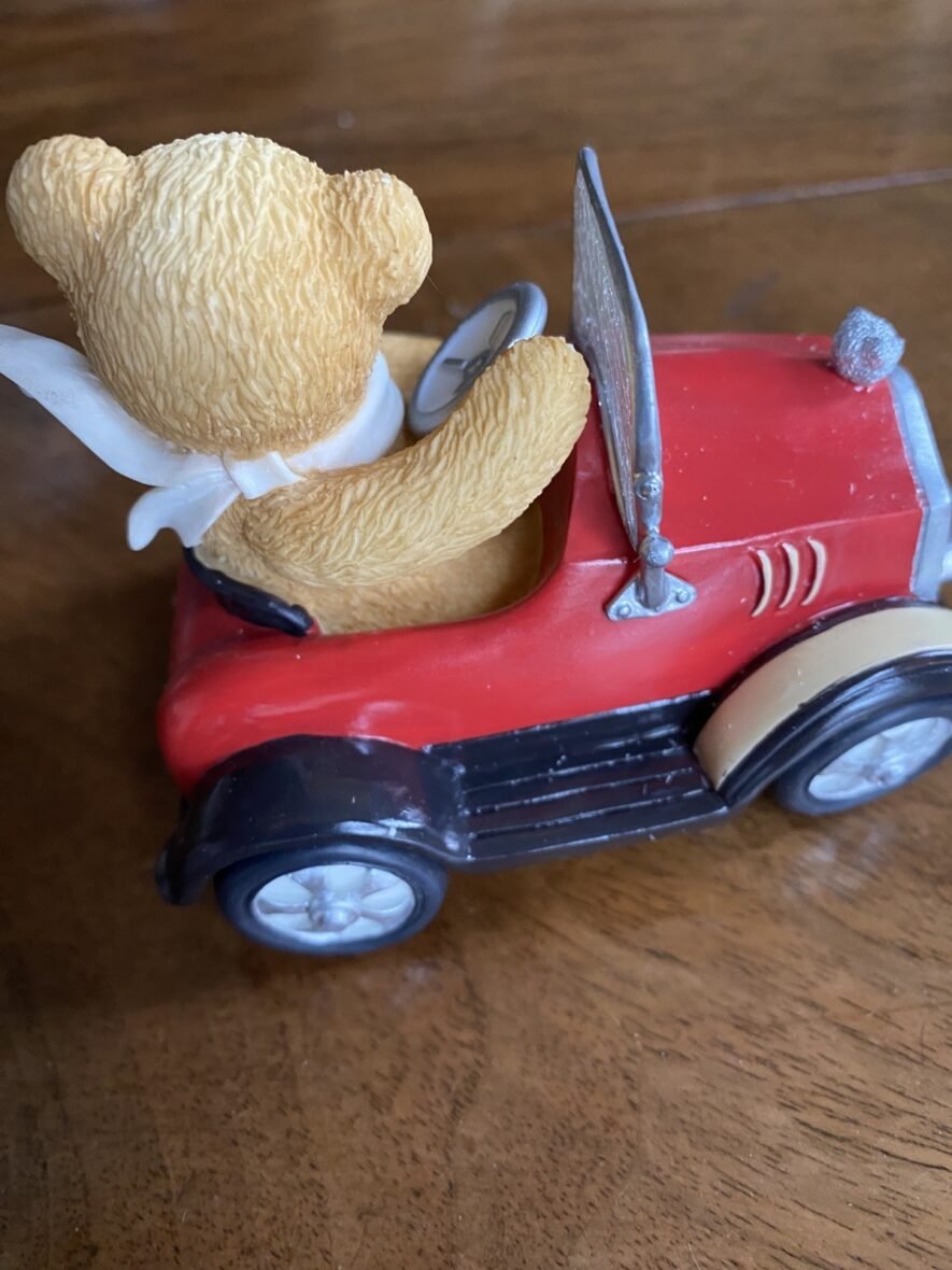 Cherished Teddies Roger Riding Car Figurine