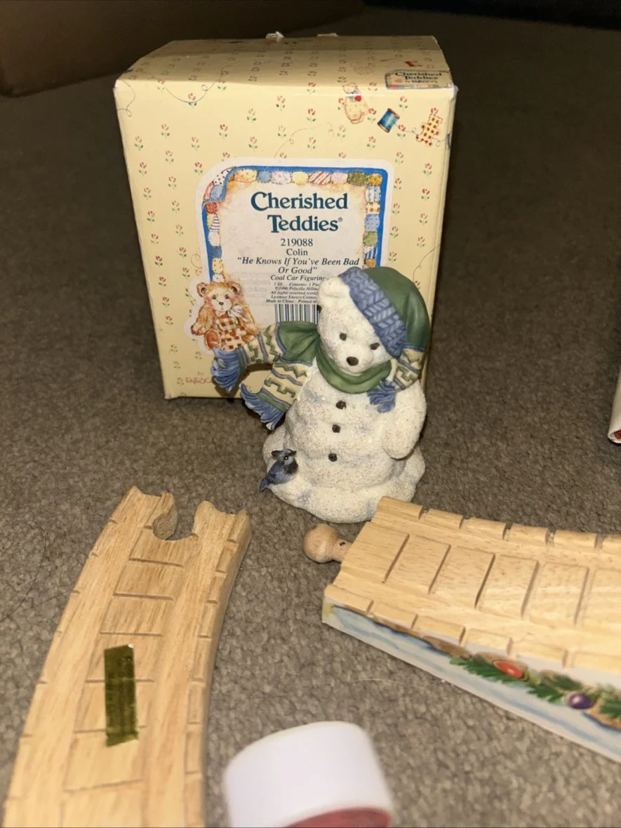Cherished Teddies Santa Express Train Set