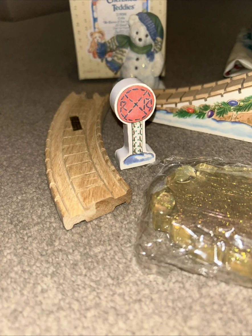 Cherished Teddies Santa Express Train Set