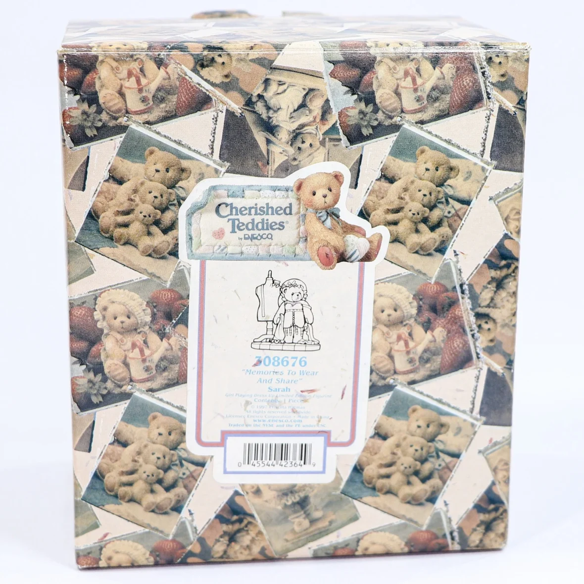 Cherished Teddies Sarah Vintage Figurine Boxed