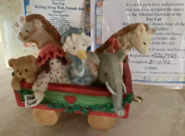 Cherished Teddies Toy Car - Rolling Along