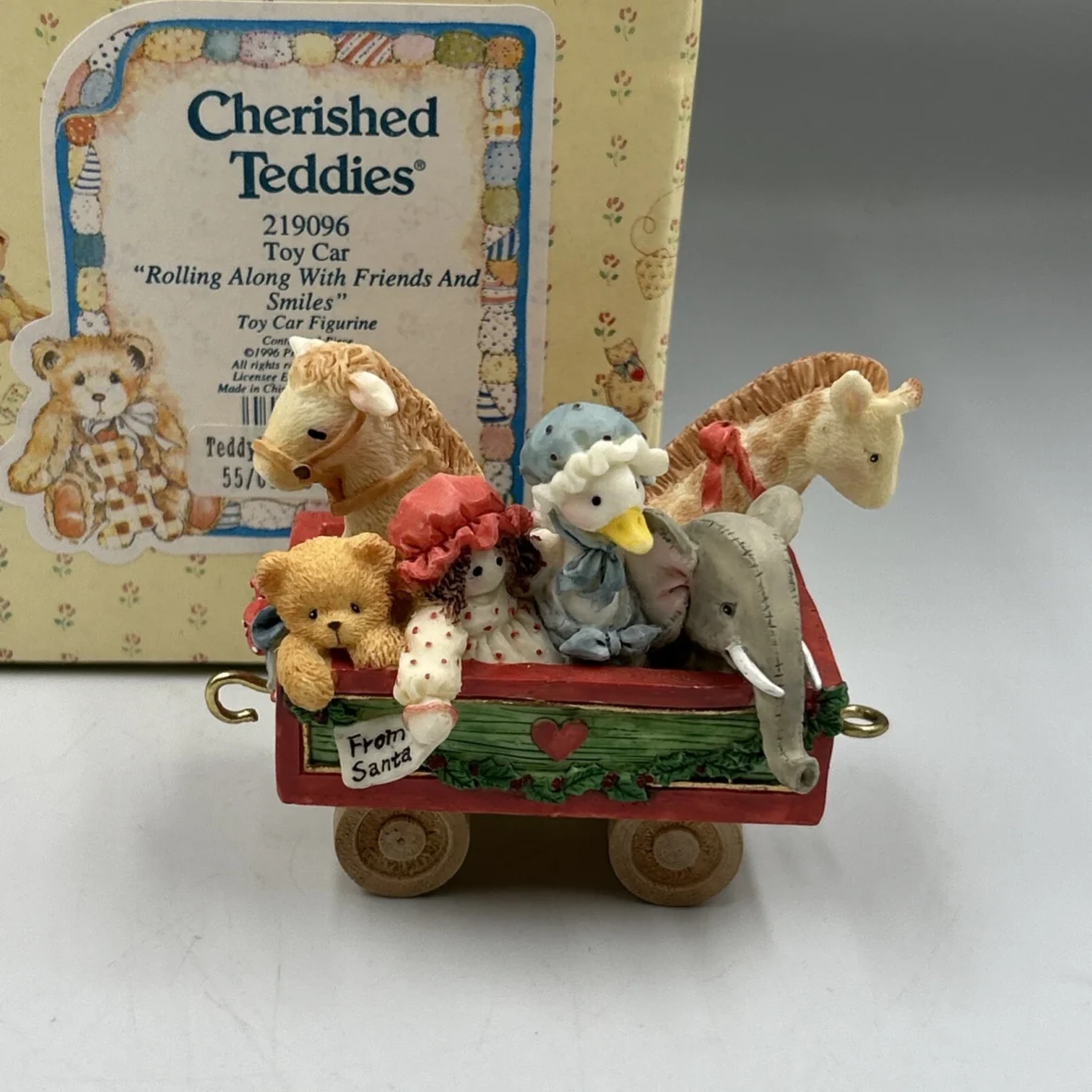Enesco Cherished Teddies Toy Car #219096