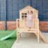Evermeadow Tower Wooden Playhouse with Slide